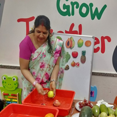 PRE PRIMARYPLAYGROUP FRUIT RECOGNITION